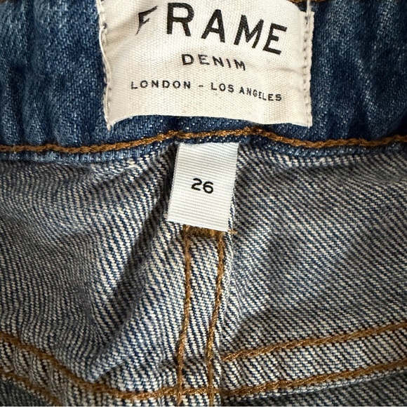 Frame Le Grand Garçon Denim Short Sz 26 EUC - Picture 4 of 6